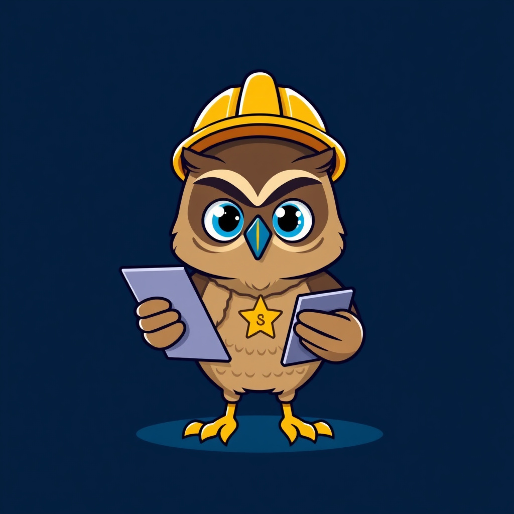 Wardy, the LienWarden owl mascot